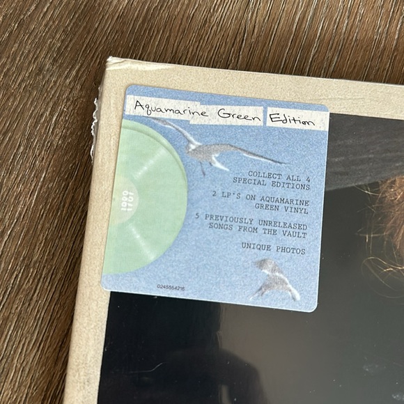 NEW SEALED Taylor Swift 1989 (Taylor’s Version) Aquamarine Green Vinyl 2LP - Picture 2 of 5